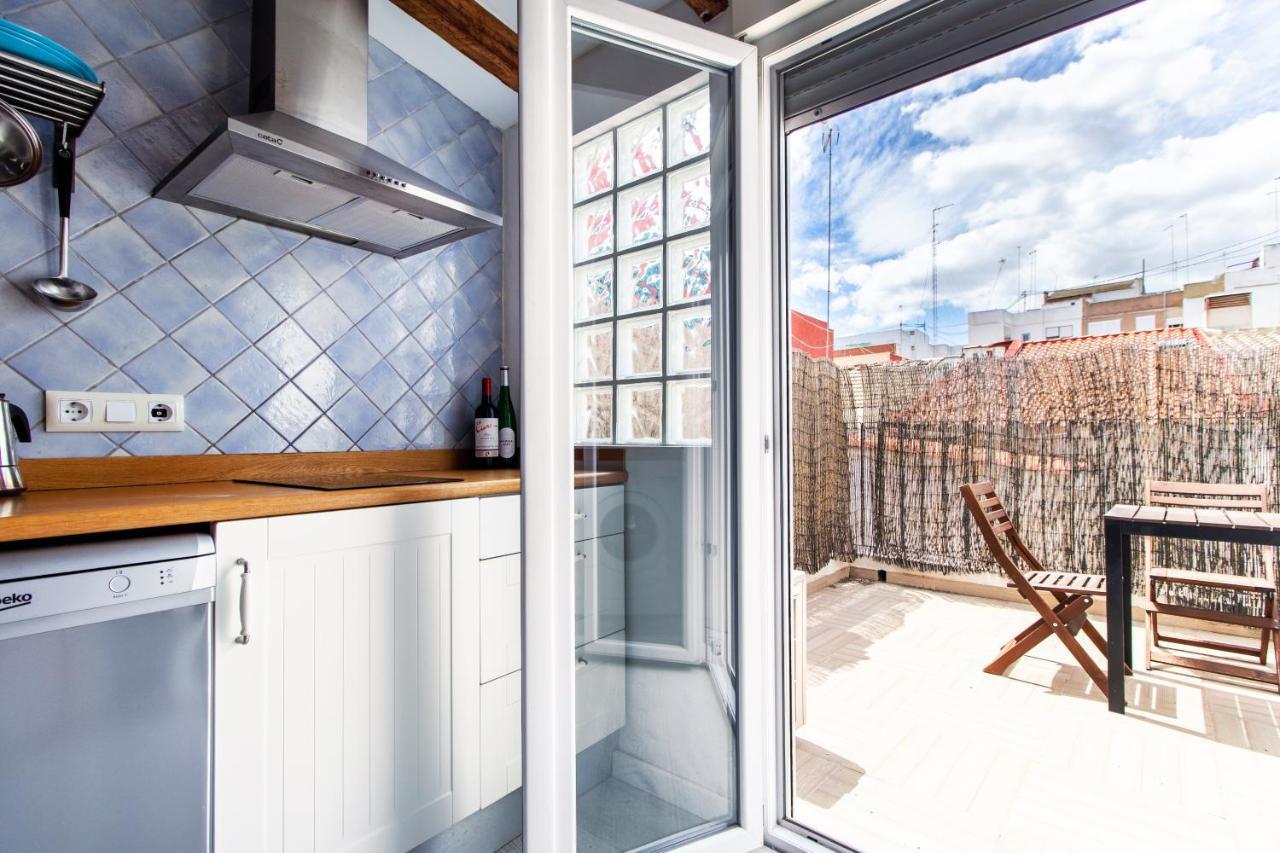Appartement Estudio Parejas Con Terraza En La Playa Valencia